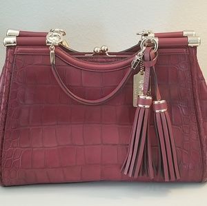 Coach Madison Pinnacle Crocodile Bag